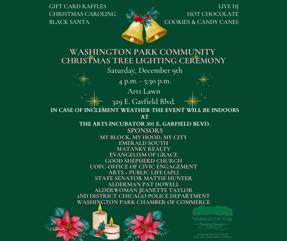 Washington Park Community Christmas Tree Lighting Ceremony.