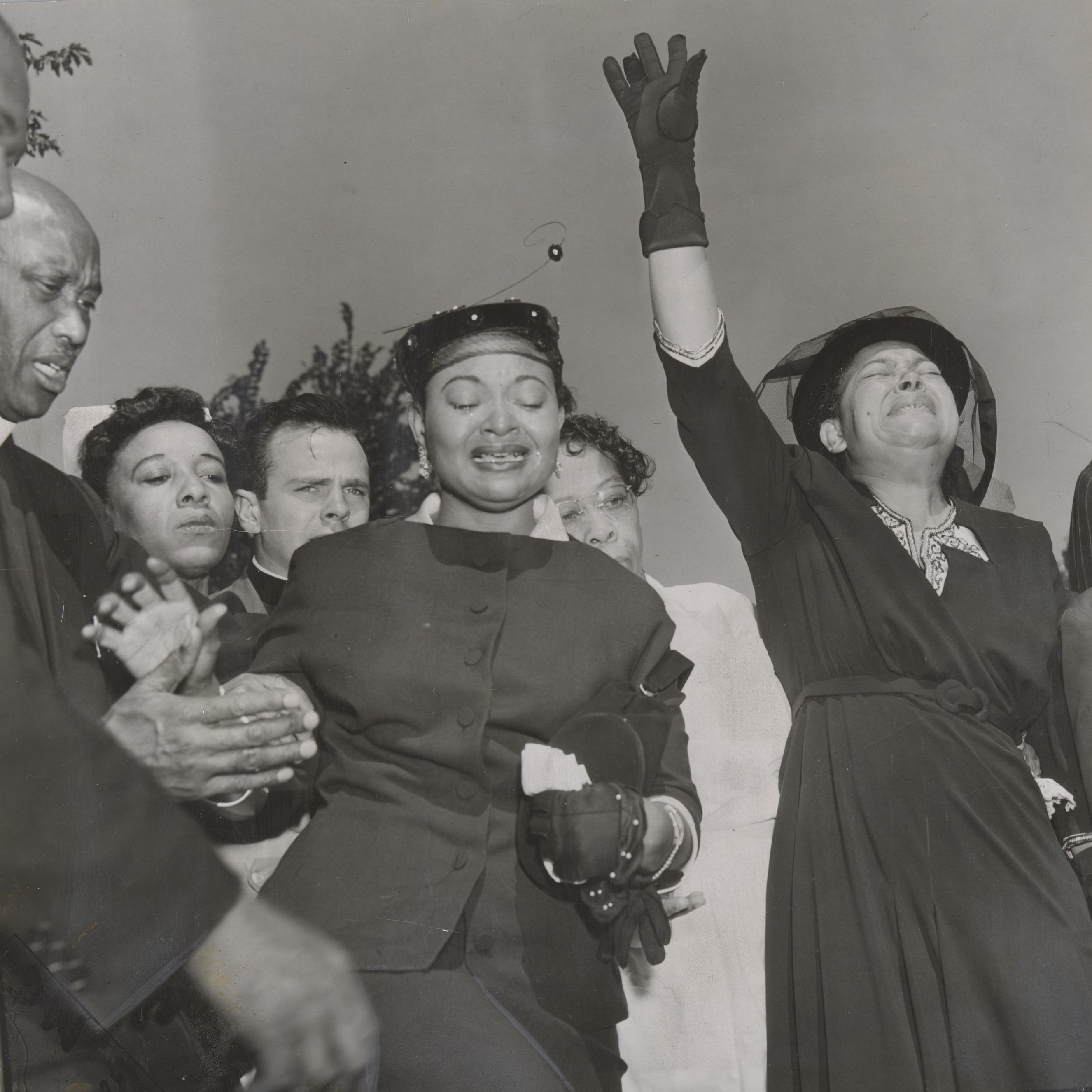 Emmett Tills funeral mourners