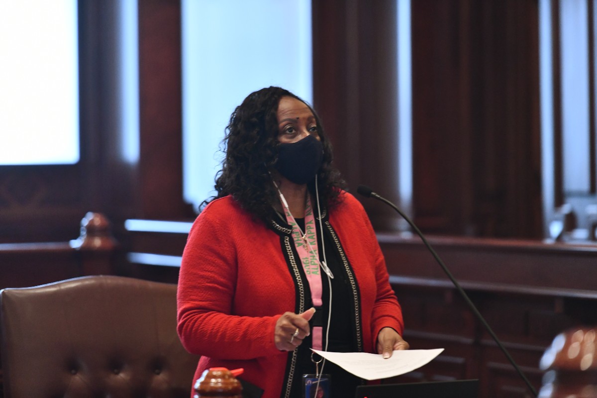 Senator Hunter on the Senate floor