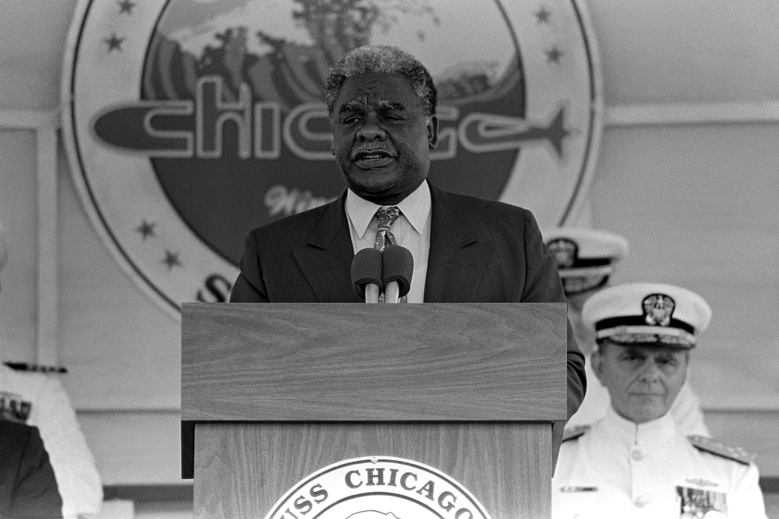chigago mayor harold washington speaks during the commissioning of the nuclear f8ec3e 1600